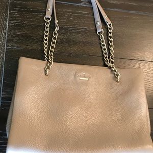 Kate Spade shoulder bag. Cream/nude color